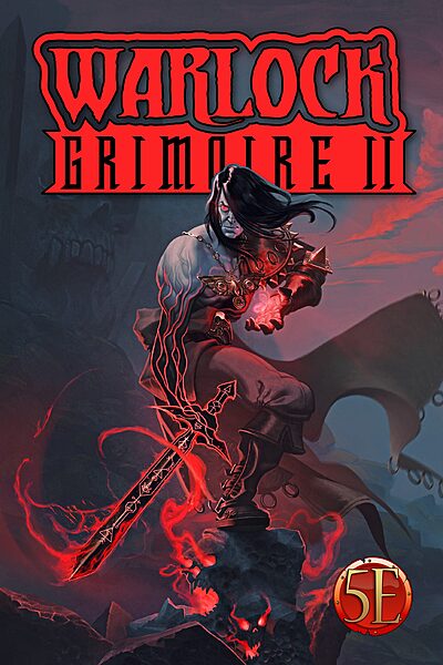5E - D&D - Kobold Press - Warlock Grimoire 2 (2021, Hardcover)