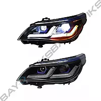 E60 M5 & 5 Series Laser Style LED Headlights with Startup Animation (2003–2010)