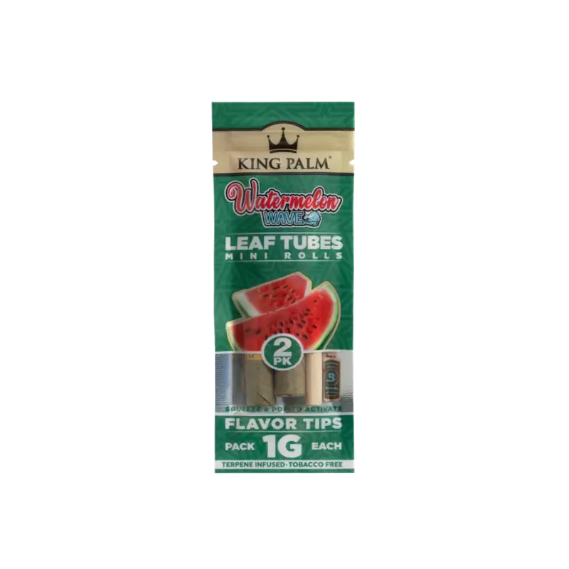 King Palm 2 Mini Rolls � Watermelon Wave � 20/display