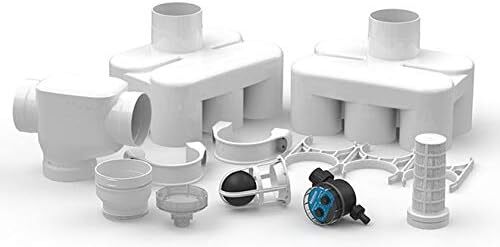 Rain Harvesting First Flush Diverter | Wall/Post Mount | 3"-4" Filter