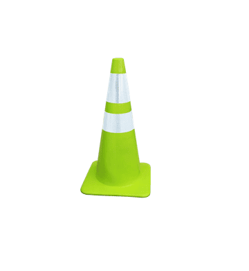 Soft Lime PVC Traffic Cone