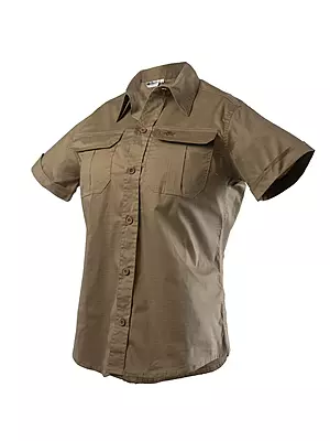 Ladies Bush Shirt Short Sleeve