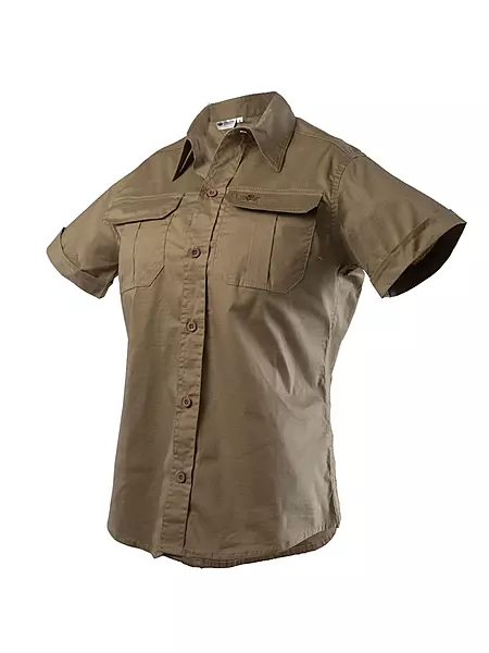 Ladies Bush Shirt Short Sleeve