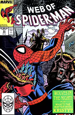 Web of Spider-Man #53 (Marvel Comics August 1989)