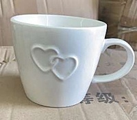 6-piece Porcelain Love Mug 240ml