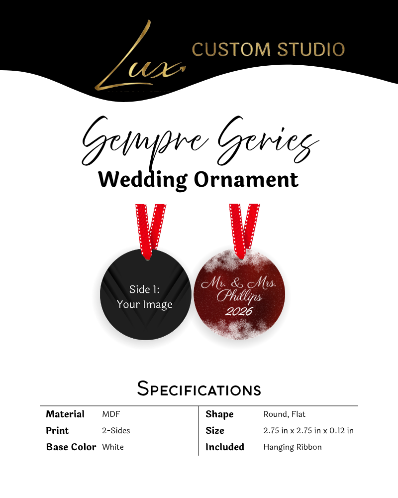 Sempre Series Wedding Ornament