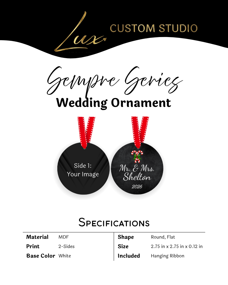 Sempre Series Wedding Ornament