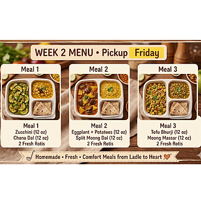 Essential Meal Week 2 Pickup Day 2
