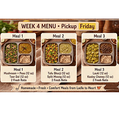 Essential Meal Week 4 Pickup Day 2