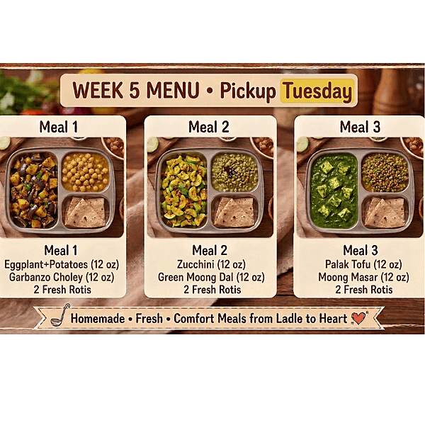 Essential Meal Week 5 Pickup Day 1