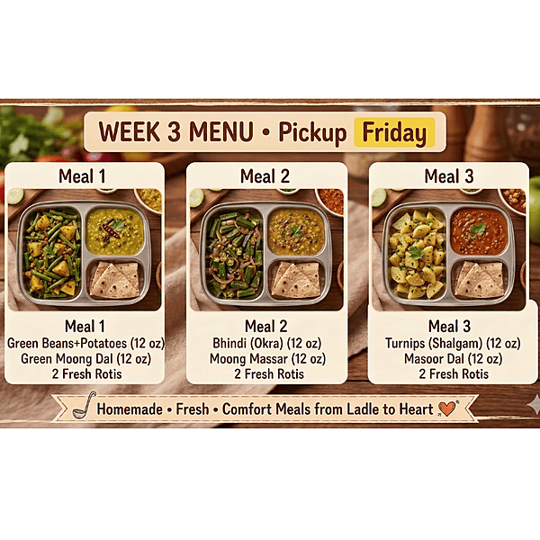 Essential Meal Week 3 Pickup Day 2