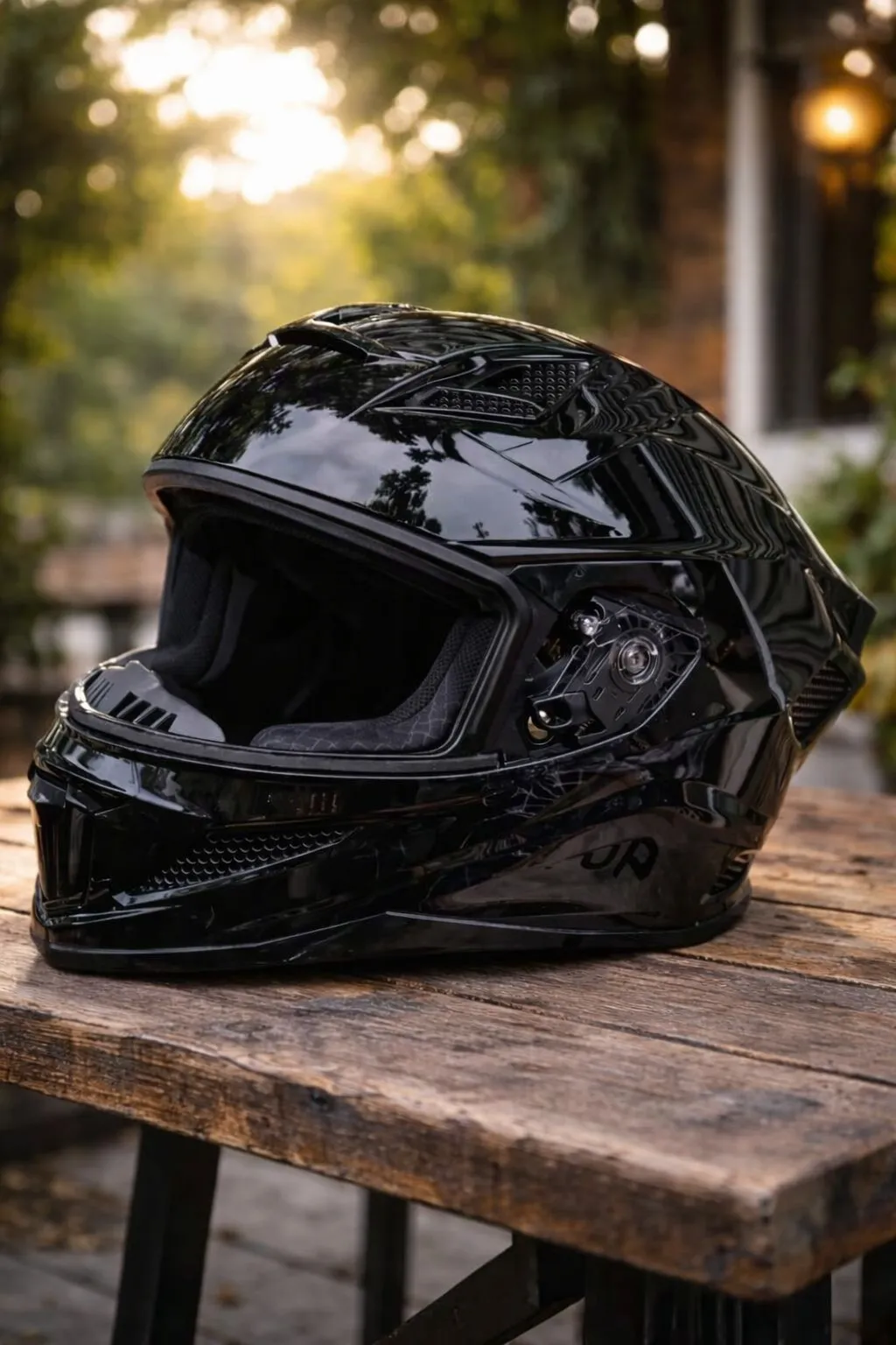 STEELBIRD SBH-25 ISS SHARP GLOSSY BLACK C/V 600 MM (L) WITHOUT VISOR STEELBIRD SBH-25 ISS SHARP GLOSSY BLACK C/V 600 MM (L) WITHOUT VISOR