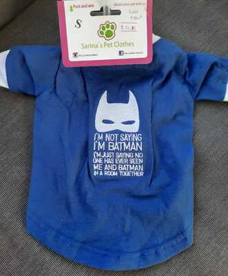 Sarina's T-shirts pet clothes Blue Small Sarina's T-shirts pet clothes Blue Small
