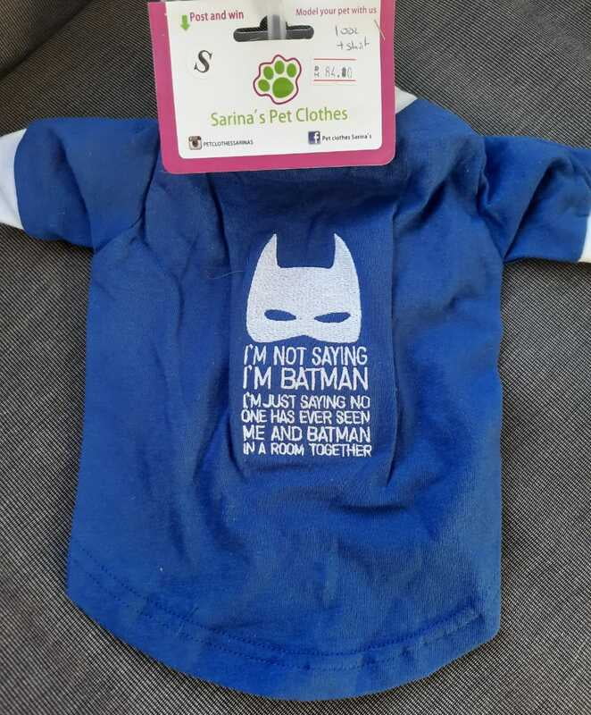 Sarina's T-shirts pet clothes Blue Small Sarina's T-shirts pet clothes Blue Small