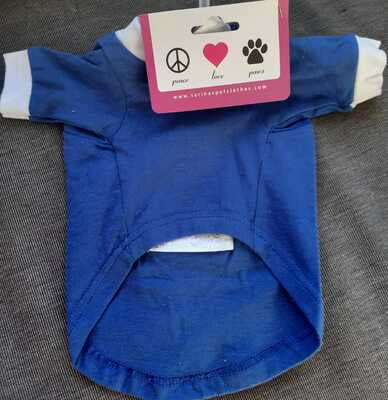 Sarina's T-shirts pet clothes Blue Small Sarina's T-shirts pet clothes Blue Small