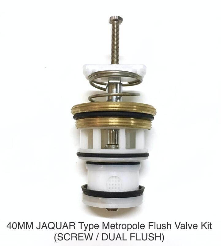 Screw Type Dual 40mm (1.5") Jaquar Type Metropole Flush Valve Kit | Piston Set / PE- 1083 Screw Type Dual 40mm (1.5") Jaquar Type Metropole Flush Valve Kit | Piston Set / PE- 1083