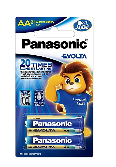 Panasonic Alkaline AA 1.5V Battery (Pack of 2) Panasonic Alkaline AA 1.5V Battery (Pack of 2)