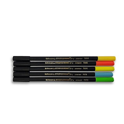 Stabilo Boss Dry Highlighter (5 Pack)