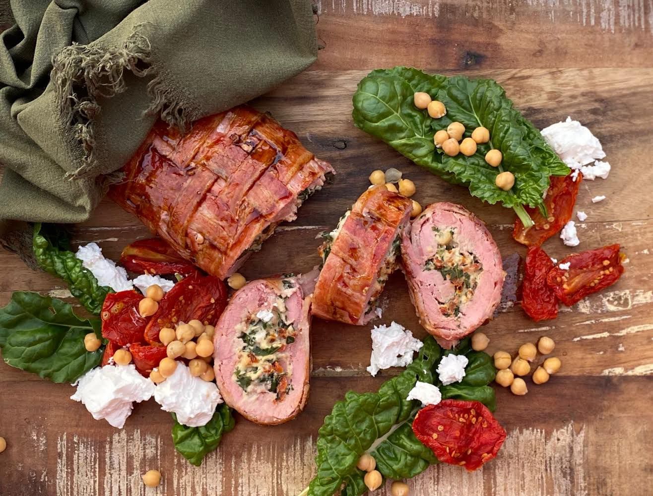 4.3 Mediterranean Stuffed Pork Fillet