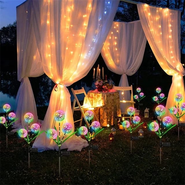 Dandelions Solar Flower Light - Multi-coloured Dandelions Solar Flower Light - Multi-coloured