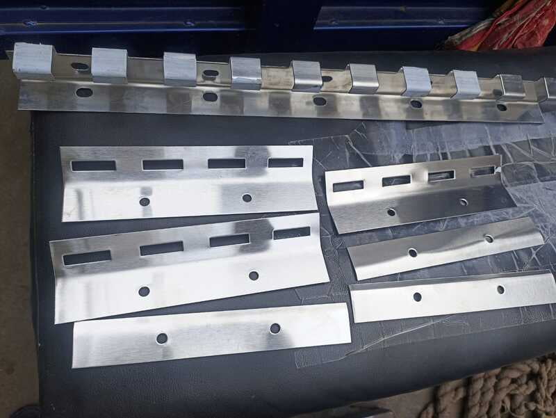 Buzz lite SS body 304 Hanger and Clamps for Pvc strip curtains
