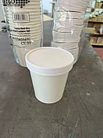 Vaso de Carton con Tapa 16oz   ristra 25 unidades