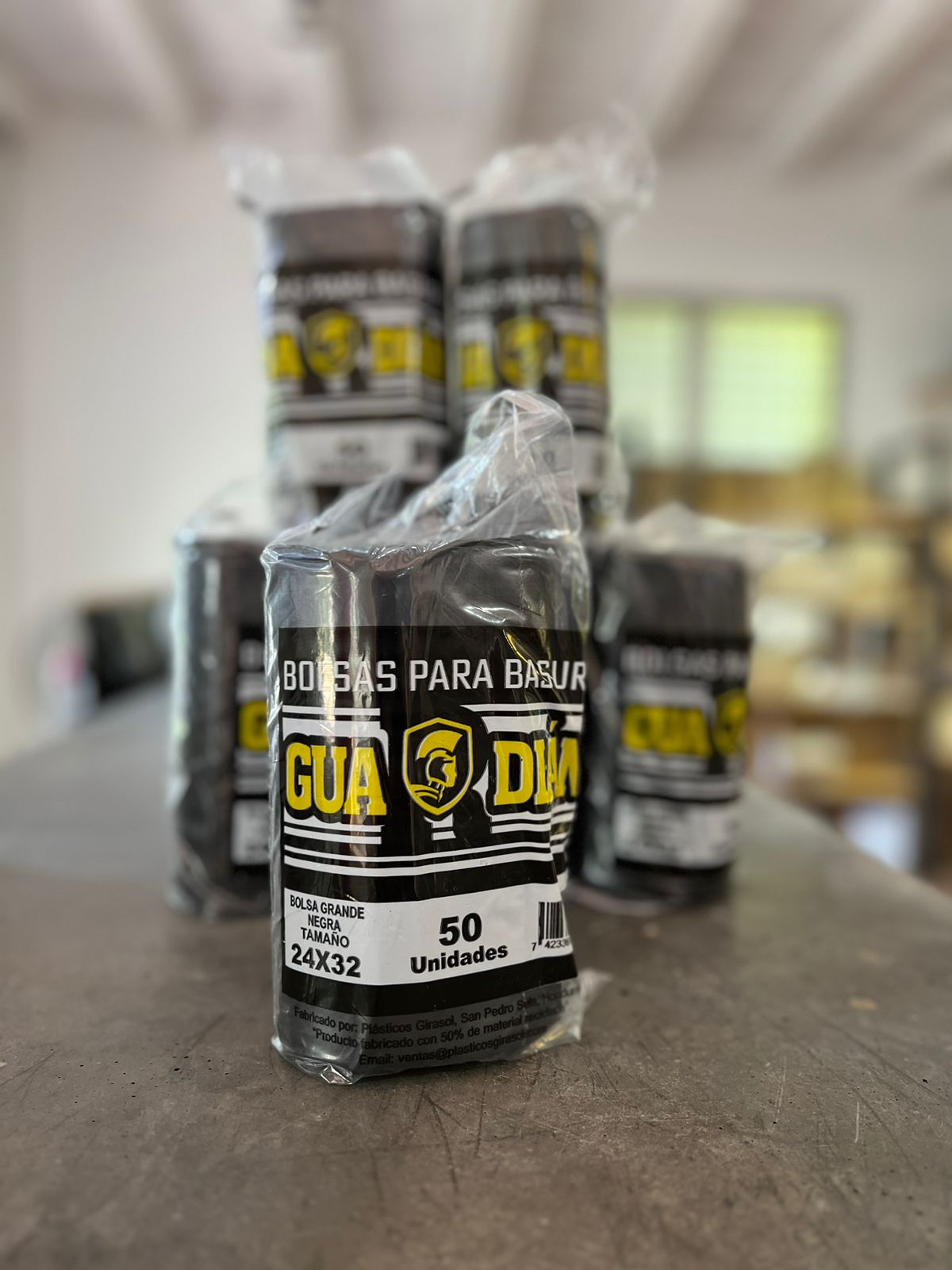 Bolsa guardian 24x32 p/basura grande 50x20
