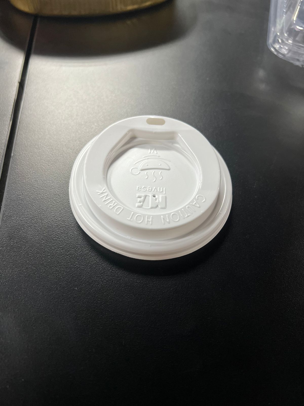 Tapadera Blanca para Vaso de Cafe 12oz RISTRA 50unds