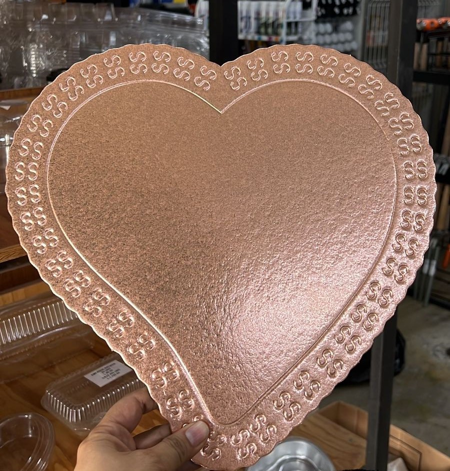 Disco Corazon para Pastel