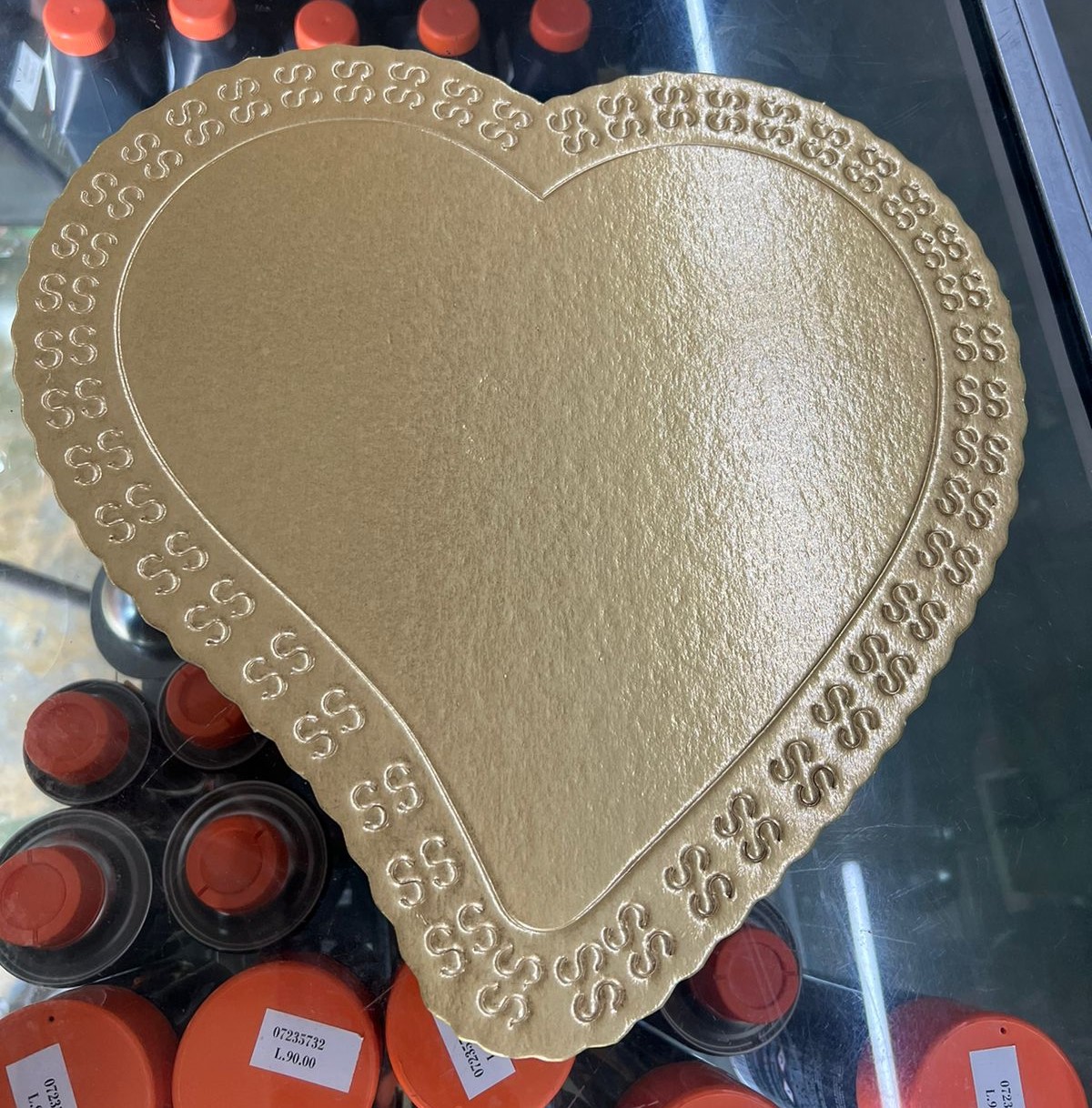 Disco Corazon para Pastel