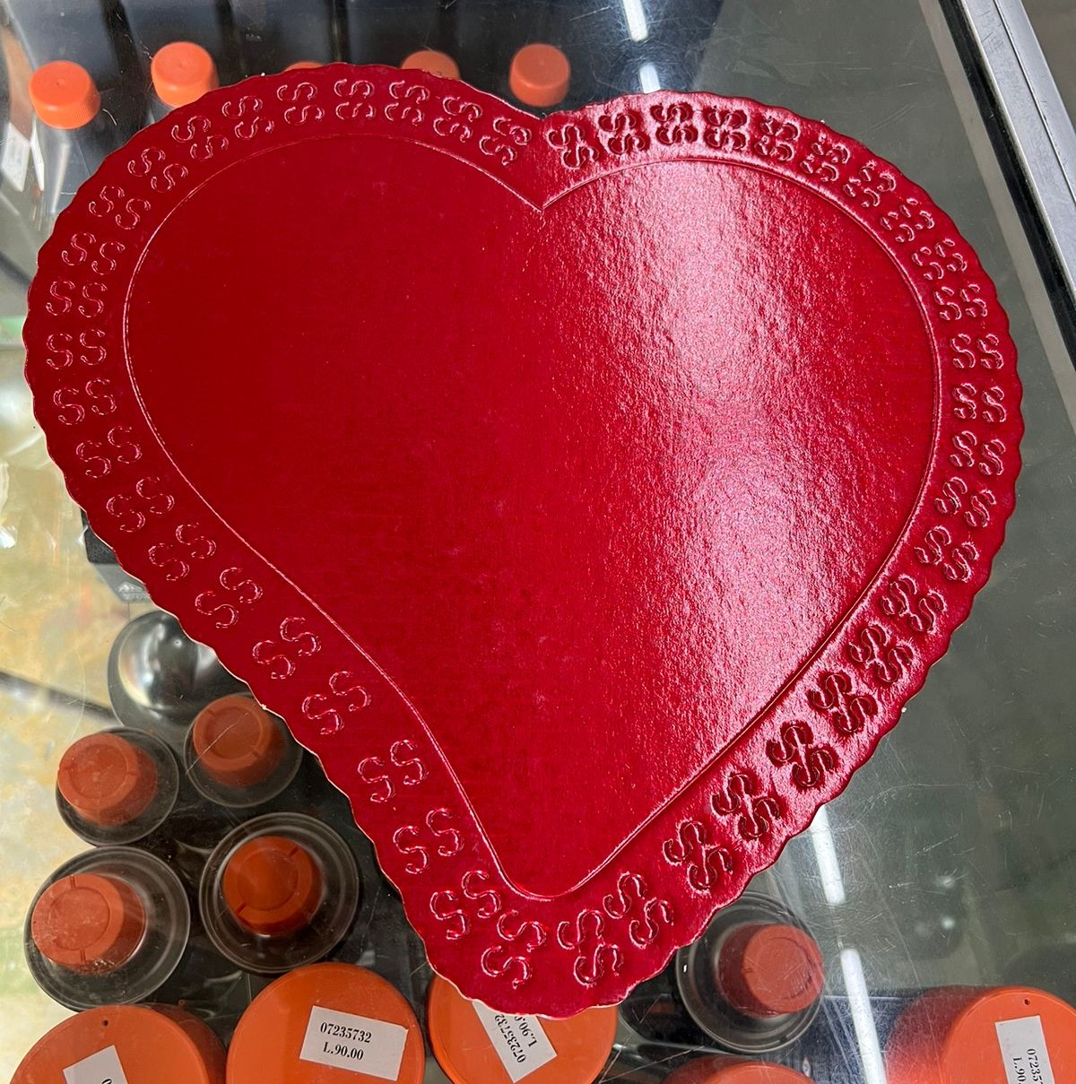 Disco Corazon para Pastel