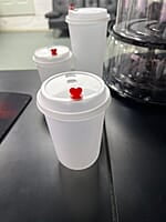 Vaso Polipropileno 16oz con Tapadera Ristra 50 unds