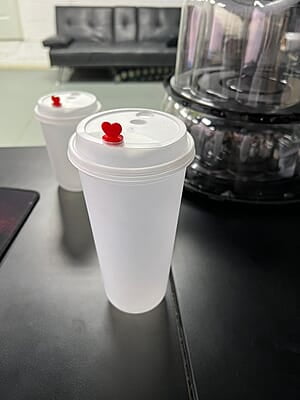 Vaso Polipropileno 24oz con Tapadera