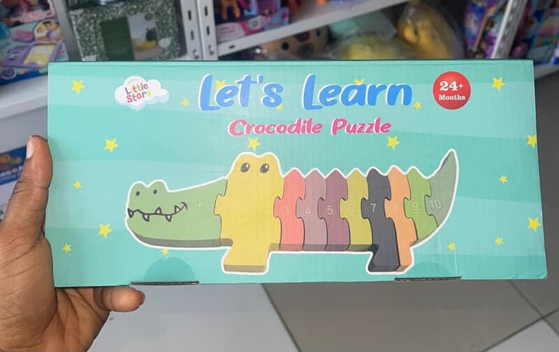 Little Stars Let's Learn Numbered Crocodile Puzzle