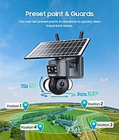 Solar Dual Lens 4G Camera