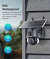 Solar Dual Lens 4G Camera