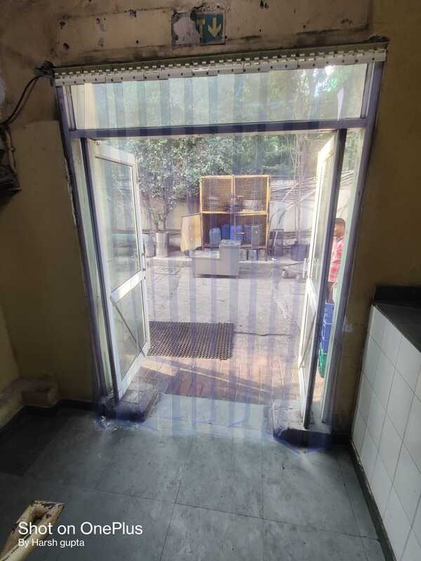 Buzz lite Pvc strip curtain 3 mm x 200 mm with installation-Dop quality