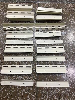 Complete Hardware setup for Buzz lite Climate Control Pvc strip curtain 2MM x 200 MM