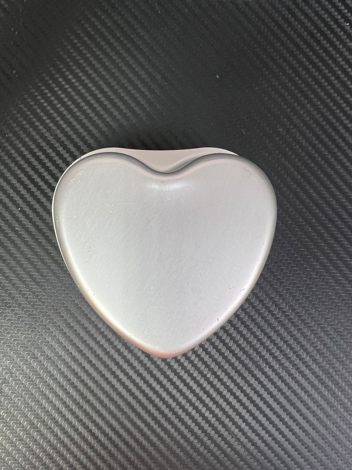 Molde Hornear de Corazon Aluminio 3x3.5x1.5