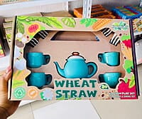 Kolinbaby Wheat Straw Kitchen Playset - Tea