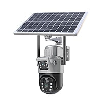Solar Powered 8MP Coverage - Dual Lens PTZ Wifi Security Camera Solar Powered 8MP Coverage - Dual Lens PTZ Wifi Security Camera