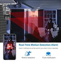 Solar Powered 8MP Coverage - Dual Lens PTZ Wifi Security Camera Solar Powered 8MP Coverage - Dual Lens PTZ Wifi Security Camera