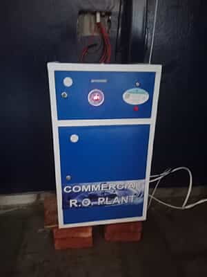 The Pro Stream 100 B Industrial RO Plant installed in a restaurant kitchen in Delhi.