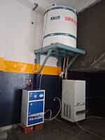 A diagram showing the multi-stage purification process of the Power Jal RO system.