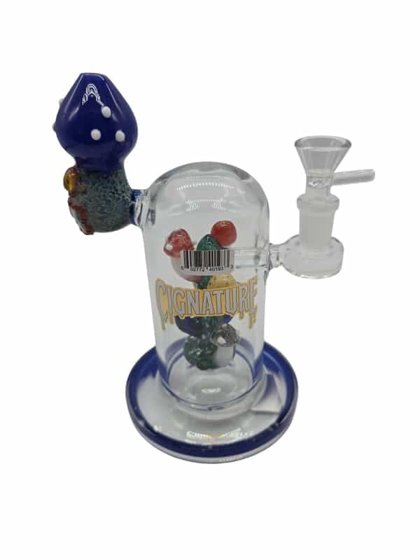 CIGNATURE 8" DOME SHAPED MUSHROOM PLANT PERC WATER PIPE