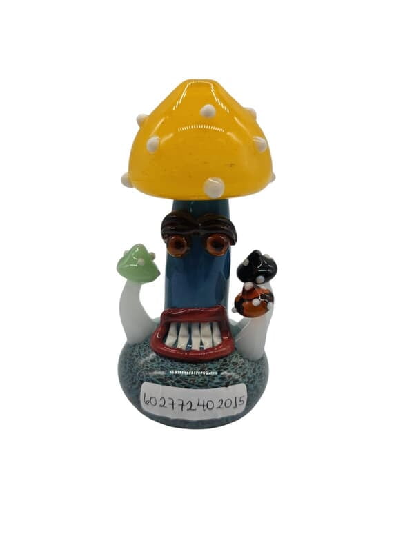 MONSTER FACE MUSHROOM HAND PIPE