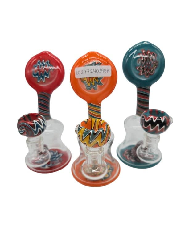 REVERSE ARTWORK WIGWAG BELL SHAPED WATER PIPE