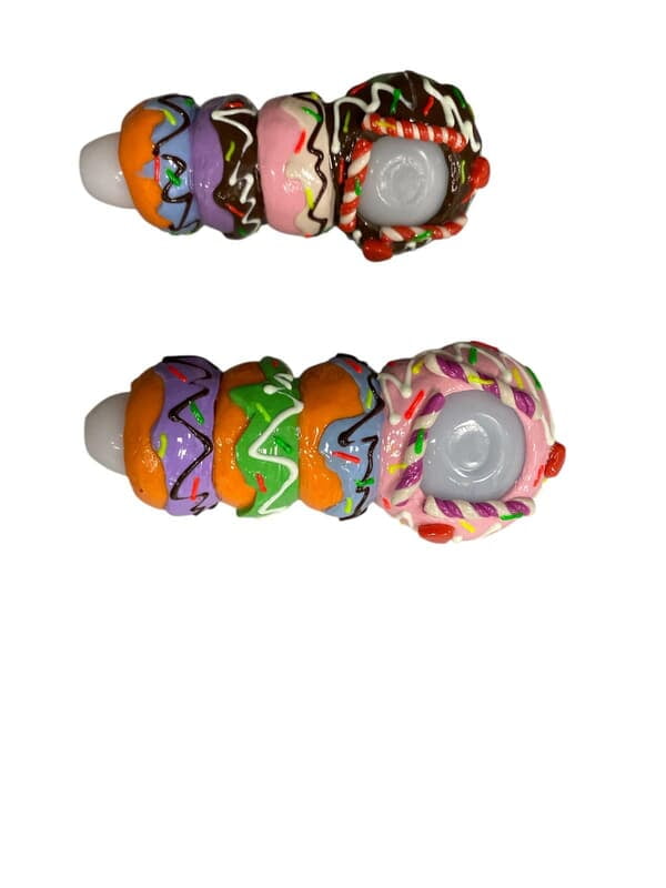 5.5INCH DOUGHNUTS CLAY HANDPIPE