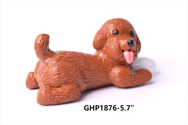5.7inch CLAY HANDPIPE WITH DOG DESIGN