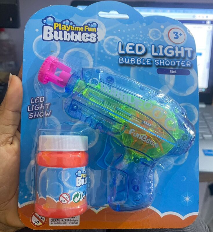 Playtime Fun Bubbles - LED Light Bubble Shooter
